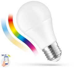 LED GLS 9W E-27 230V RGBW+CCT+DIM WI-FI SMART