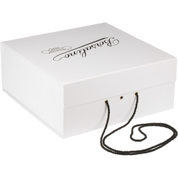 Pudełko na Kapelusze by Borsalino, biały, One Size