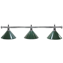 Tournament Champion Lampa bilardowa Elegance 3 klosze zielone,