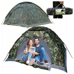Namiot Turystyczny 2 Osobowy Z Tropikiem 3000mm Kempingowy