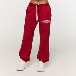 GymBeam Damskie spodnie dresowe Varsity Red XS