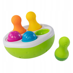 Sorter Kolorowe Wańki Wstańki. SpinnyPins Fat Brain Toy