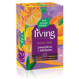 Herbatka owocowa Irving Hibiskus i pomarańcza 20x2g