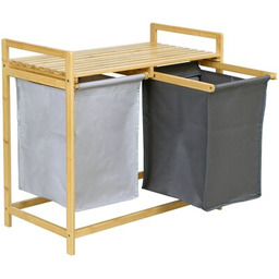 GOCKOWIAK Kosz na pranie Hanoi Duo 80L Szary