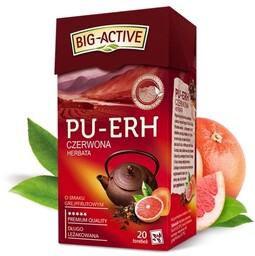 Herbata czerwona Pu-Erh o smaku grejpfrutowym 20tb