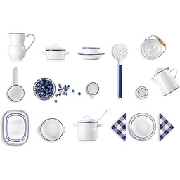 Kubek - biały ceramiczny kubek ze spodkiem, średnica