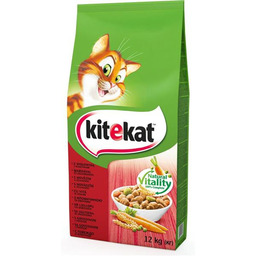 Kitekat Wołowina Z Warzywami 12 kg - sucha