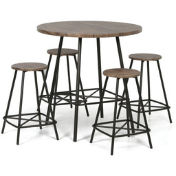 Zestaw jadalniany/barowy WELLINGTON ROUND, średnica stołu 90 cm