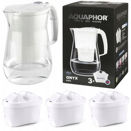 Aquaphor Onyx 4,2 dzbanek 3 filtry Maxfor Mg.