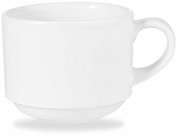 Churchill Super Vitrified Filiżanka sztaplowana do espresso biała