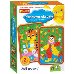 Ranok-Creative, Piaskowe obrazki, Klaun i kotek