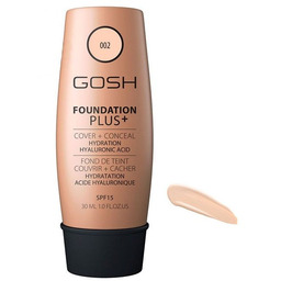 GOSH_Foundation Plus+ kryjąco-korygujący podkład do twarzy 002 Ivory