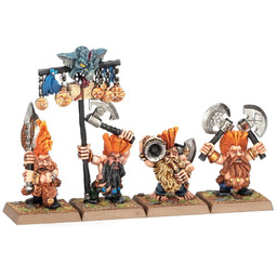 Dwarf slayer command, warhammer old world