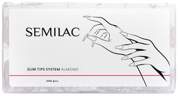 Semilac - Slim Tips System Almond - Cienkie