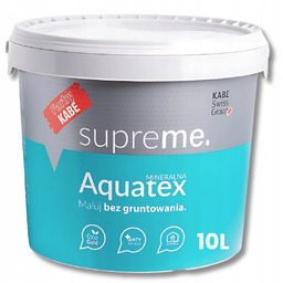 Kabe Aquatex Biała Farba Krzemianowa Oddychająca Do Ścian