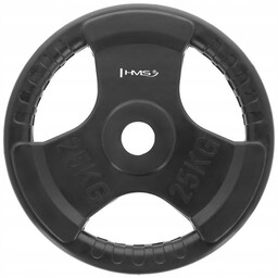 TOK25 Talerz Olimpijski Ogumowany 25 Kg Hms