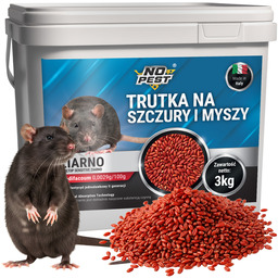 Trutka na szczury i myszy, gryzonie 3 kg