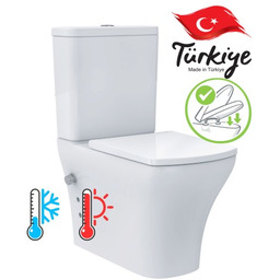 Kompakt WC 81,5x62,5x35 cm z bidetem i