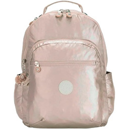 Kipling SEOUL Duży plecak, Metallic Glow (Srebrny)