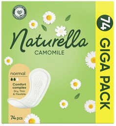 NATURELLA Wkładki higieniczne Camomile Normal (74 sztuki)