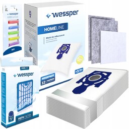 Worki Wessper Homeline Safbag Do Zelmer 12Szt +