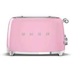 Toster na 4 kromki SMEG TSF03PKEU - Różowy