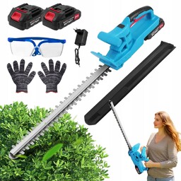 Nożyce Do Żywopłotu Akumulatorowe 21V Obrotowy Uchwyt 2AKU