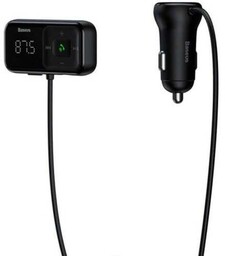 Transmiter FM Bluetooth z ładowarką USB 3.1A Baseus