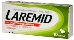 Laremid 2 mg lek przeciwbiegunkowy, 10 tabletek