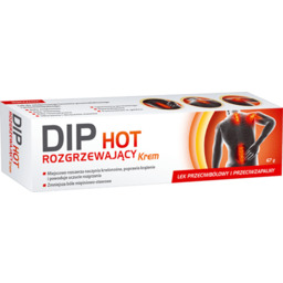 DIP HOT Rozgrzewający krem przeciwbólowy, 67 g