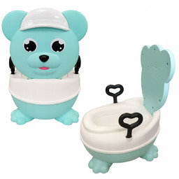 PRZENOŚNA TOALETA NOCNIK PODSTAWKA 2w1 GRAJĄCY TURYSTYCZNY MIŚ