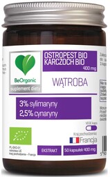 Ostropest + Karczoch Ekstrakt BIO, BE ORGANIC, 50