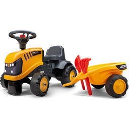 FALK Traktorek JCB Pomarańćzowy z Przyczepką od 1