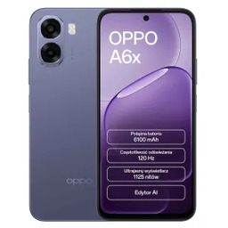 OPPO A6x 4/128GB 6,75" 120Hz 13Mpix Fioletowy Smartfon