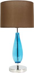 Candellux MARRONE lampa stołowa abażur walec brązowa 1X60W