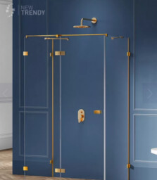 NEW TRENDY EXK-3126 Kabina prysznicowa AVEXA GOLD BRUSHED