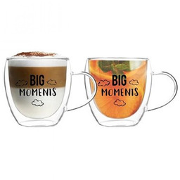 Szklanki termiczne 250ml z uchem Big Moments -