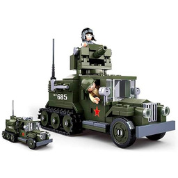 Sluban SL95556, WWII - aliancki pojazd półłańcuchowy [M38-B0685],