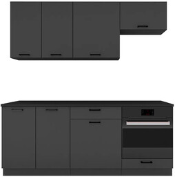 Elior Komplet szafek kuchennych grafit - Beril 27X