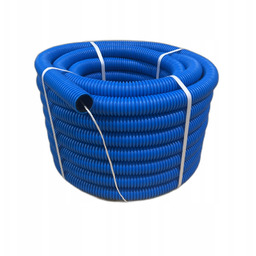 Rura karbowana dwuścienna Arot 40mm niebieska 25mb peszel