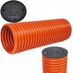 Rura Karbowana Trzonowa 100cm zestaw Studnia Kanalizacyjna 315