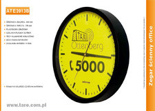 Zegar reklamowy 12'' czarny /305mm