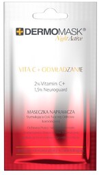 L''biotica DermoMask Night Active VITA C+ ODMŁADZANIE 12