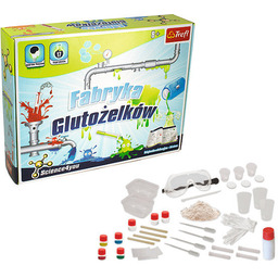 Trefl, zbawka naukowa Fabryka Glutożelków