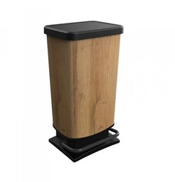 Rotho Kosz na śmieci PASO 40L drewno