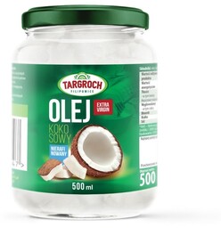 Olej Kokosowy Nierafinowany 500 ml Zimnotłoczony Zapachowy Surowy