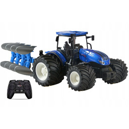 Traktor Zdalnie Sterowany Z Pługiem Światła Metal
