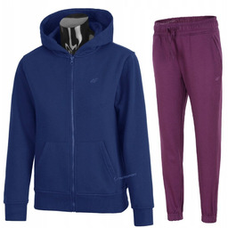 4F DAMSKI DRES BAWEĹNA KOMPLET BLUZA SPODNIE /