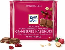 Czekolada Ritter Sport Cranberries Hazelnuts 250g