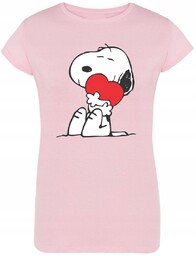T-Shirt damski nadruk Snoopy Dog r.S